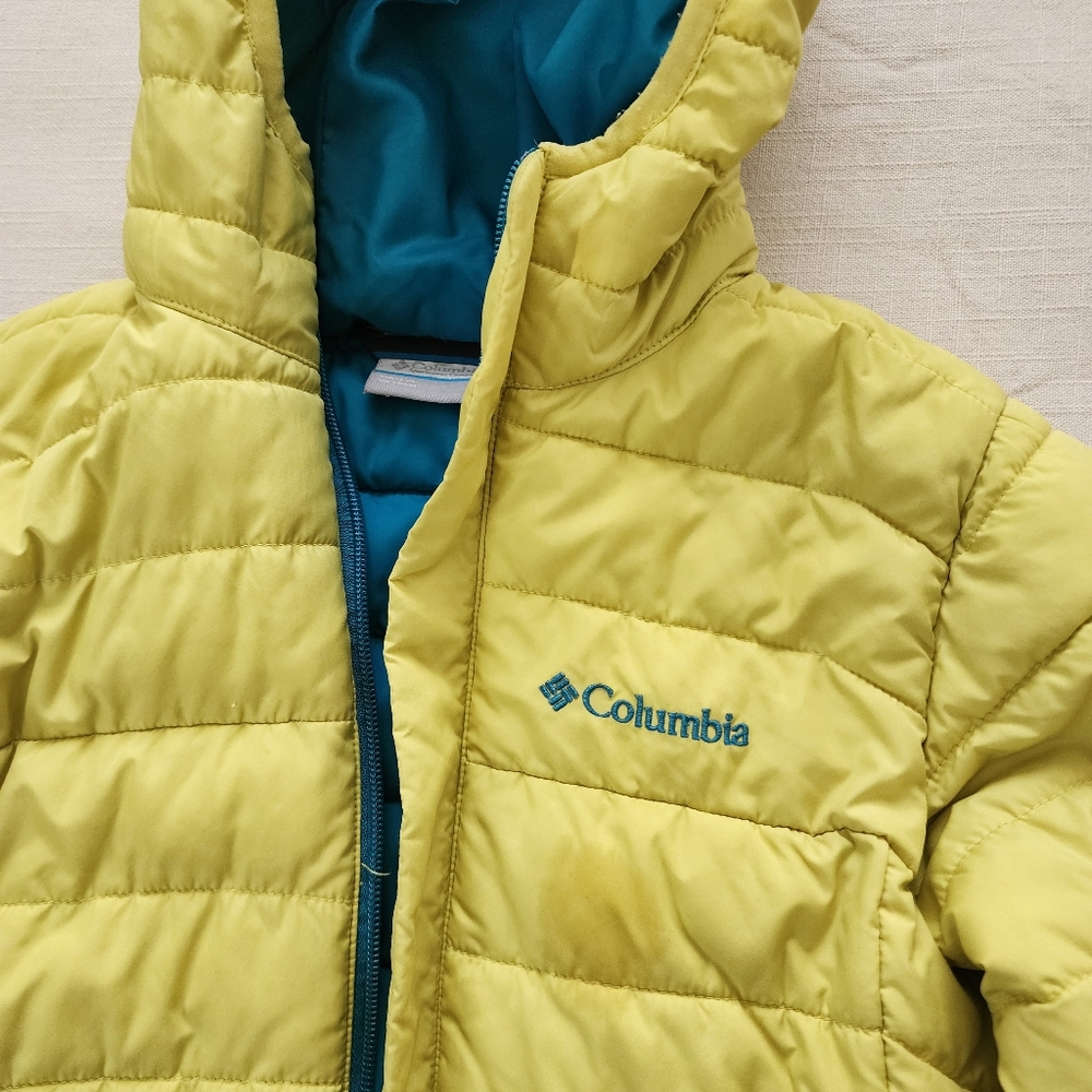 Columbia hooded jacket kids medium 10/12 - Picture 2 of 12